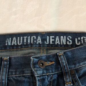 Nautica Blue Relaxed Fit Jeans Versatile Everyday Wear Mens